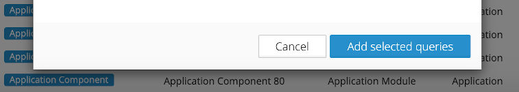 Graphlytic: Add selected queries button