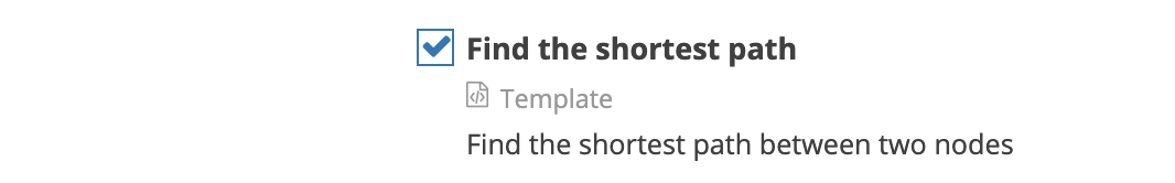 Graphlytic: Query Template Find_the_shortest_path