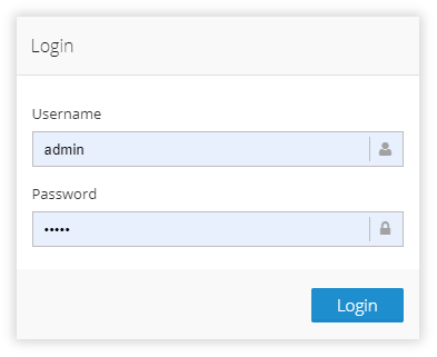 Graphlytic default login page